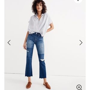 Madewell Cali Demi patchwork jeans, size 29